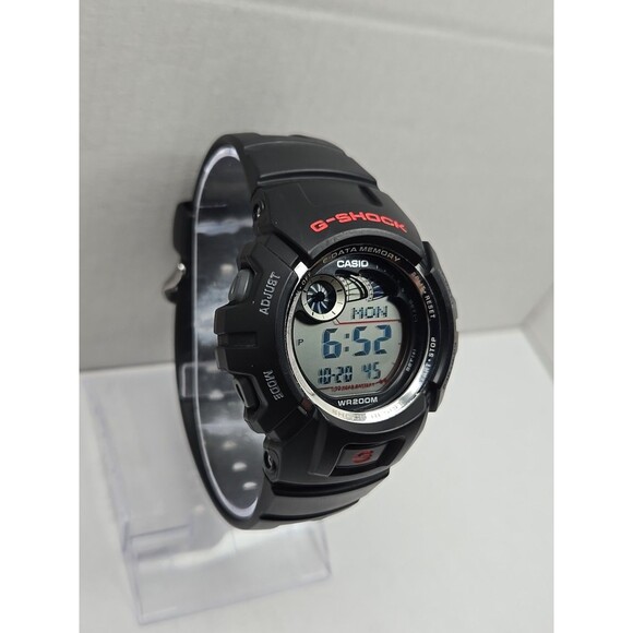 Casio G Shock G-2900 Digital Watch 200M WR World Time EL Data Memory New Battery - Picture 3 of 11